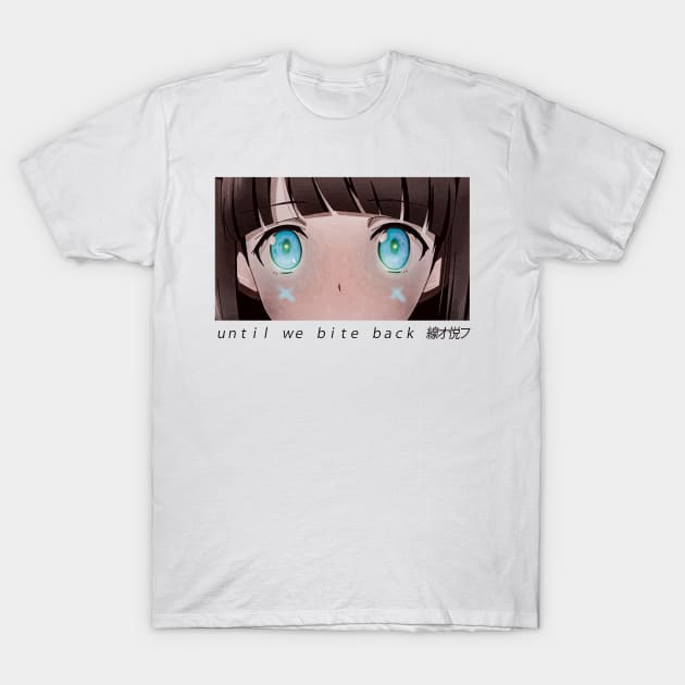 Mahouka Koukou no Rettousei `` BITE BACK '' V2 T-Shirt by riventis66